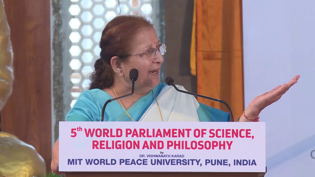 Valedictory Session- Speech By Speaker - Smt. Sumitra Mahajan at 5th World Parliament