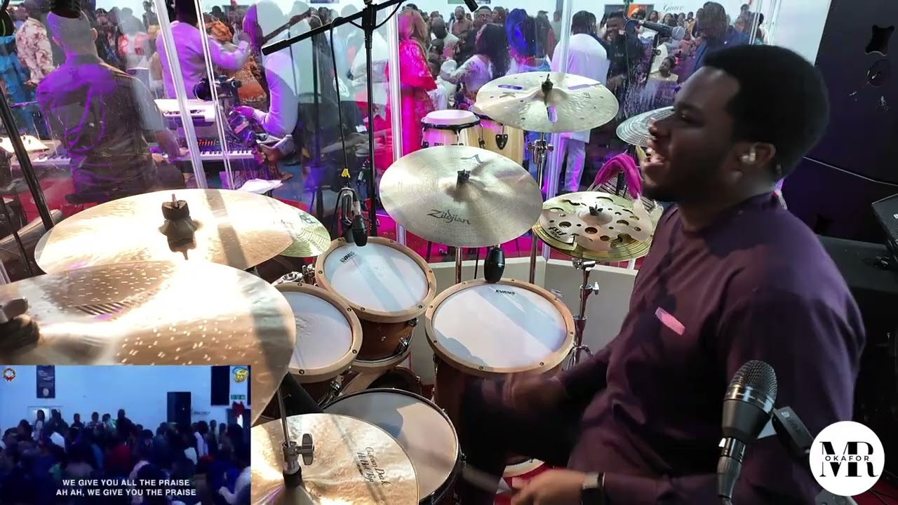 THIS AFRICAN PRAISE MEDLEY 🤯🔥 | Drum Cam | @mr.okafor