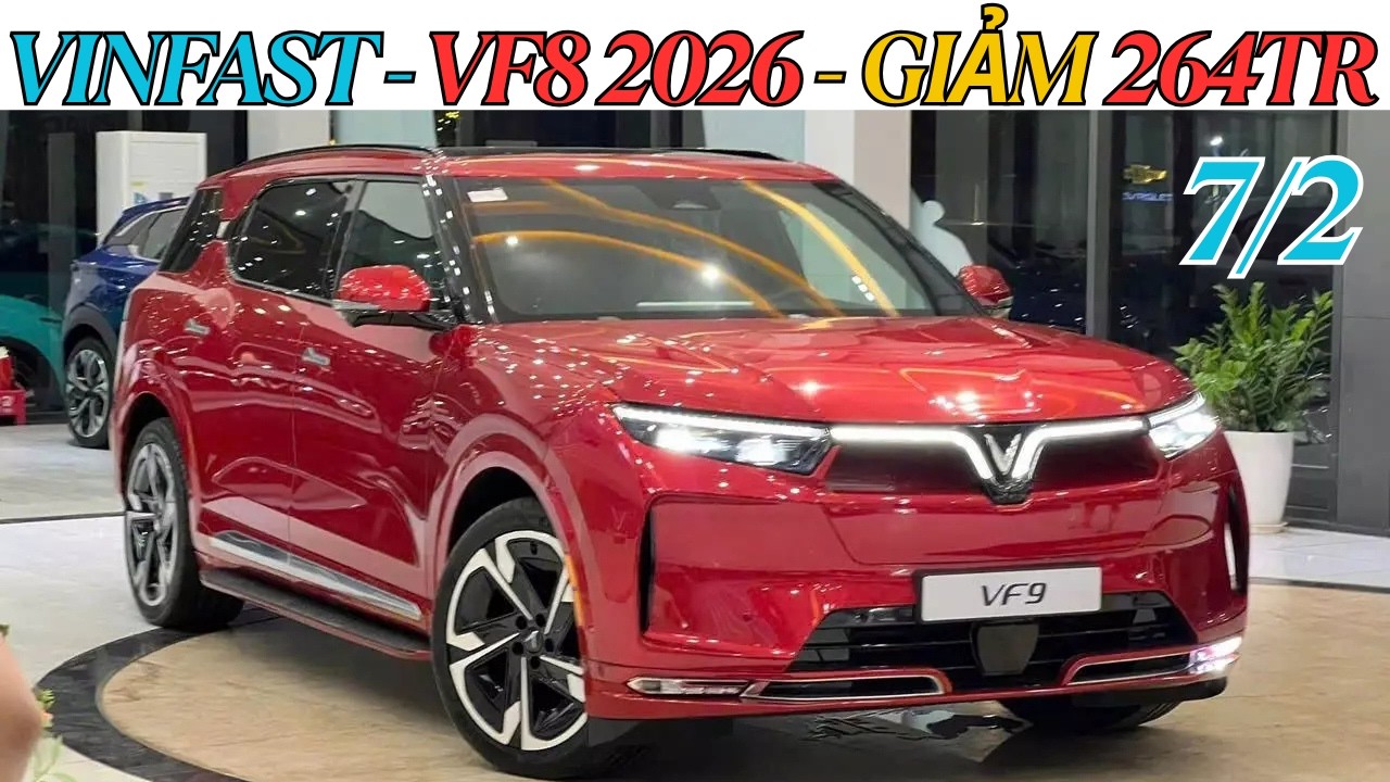 ✅Báo giá Vinfast VF9 2026 , Chi tiết Lăn bánh Tháng 2/2026 từ 1267Tr?