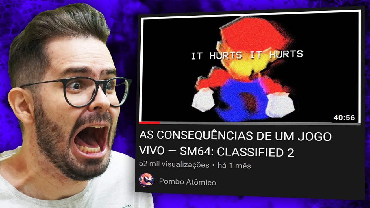 Pai Troll reagindo ao SEGREDO MACABRO DE MARIO 64 - Parte #02