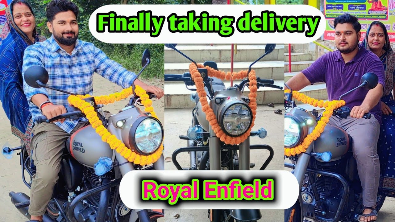 Finally taking delivery Royal enfield🏍🏍 ||#vlog #vlogvideo #vloging #dailyvlog #gauravsinghvlogs793