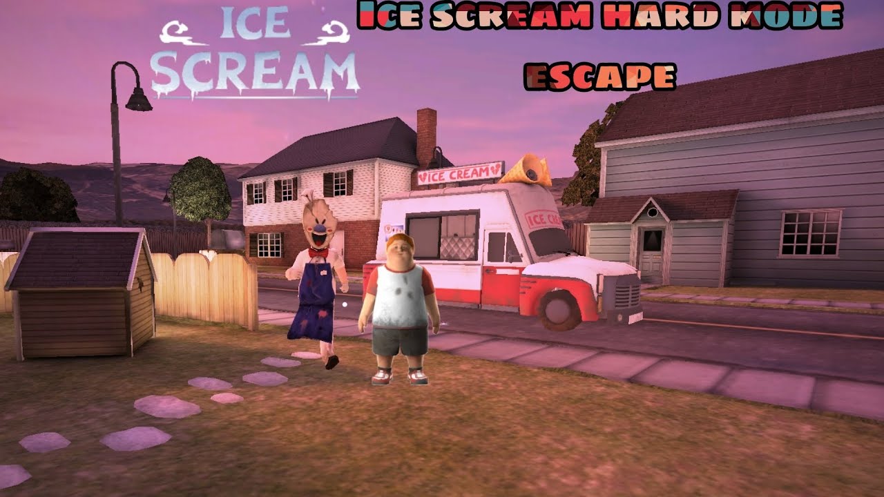 ICE SCREAM ESCAPE(( HARD MODE )) II ICE SCREAM II Daksh Gaming yt