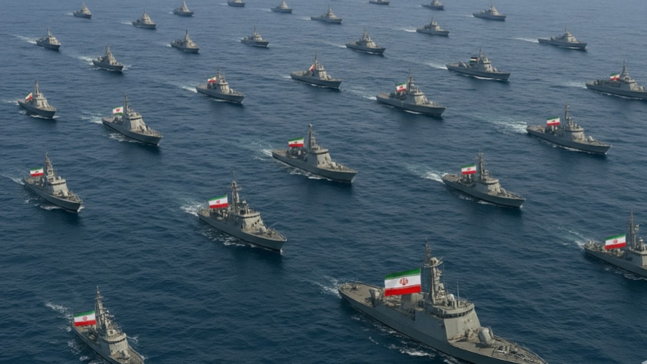 🔴 TEPAT MALAM INI ~ Iran Luncurkan ratusan rudal bawah laut super canggih, hancurkan armada besar AS