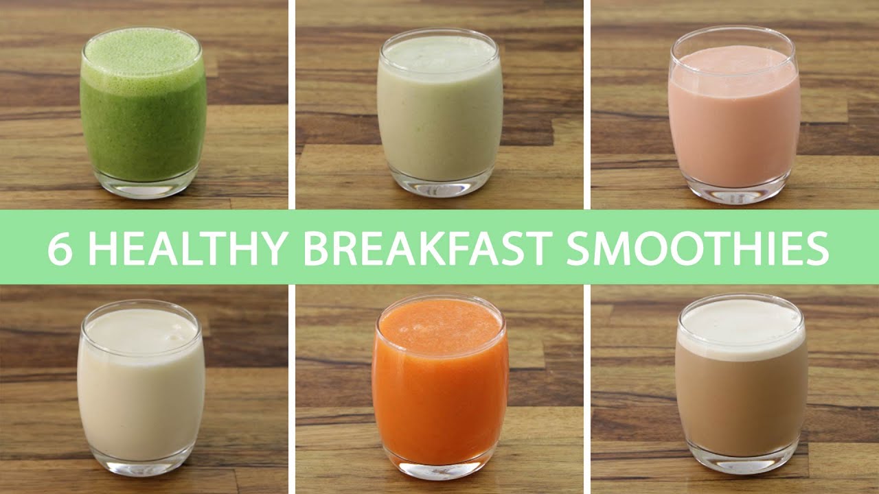 6 Easy Healthy Shakes & Smoothies