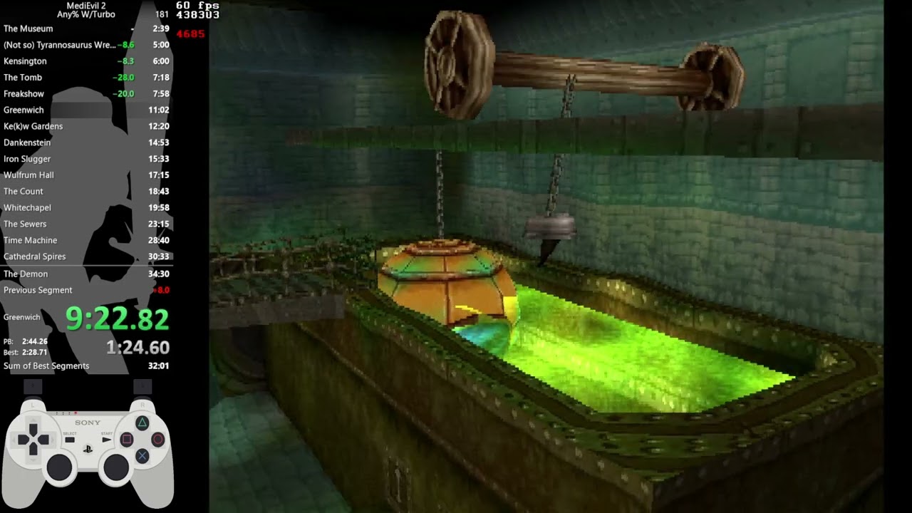 MediEvil 2 - Any% w/turbo Speedrun in 33:56