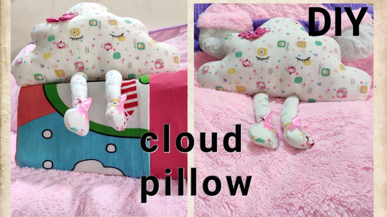 Diy craft Cloud pillow# how to make cloud pillow