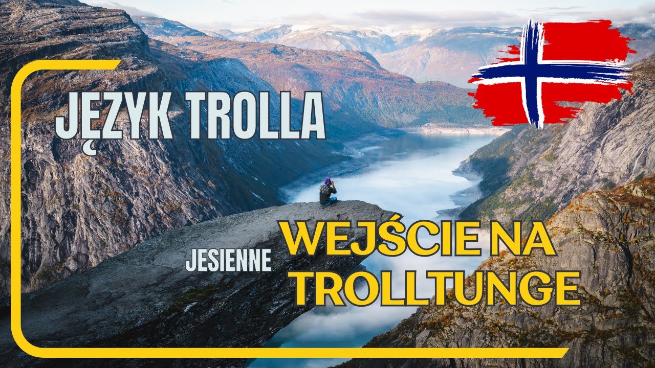 Wejście na Język Trolla – Jesienny Wypad na Trolltungę #trolltunga #friluftsliv #norwegia