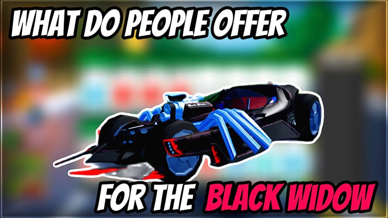 What do people offer for the black widow in Jailbreak?