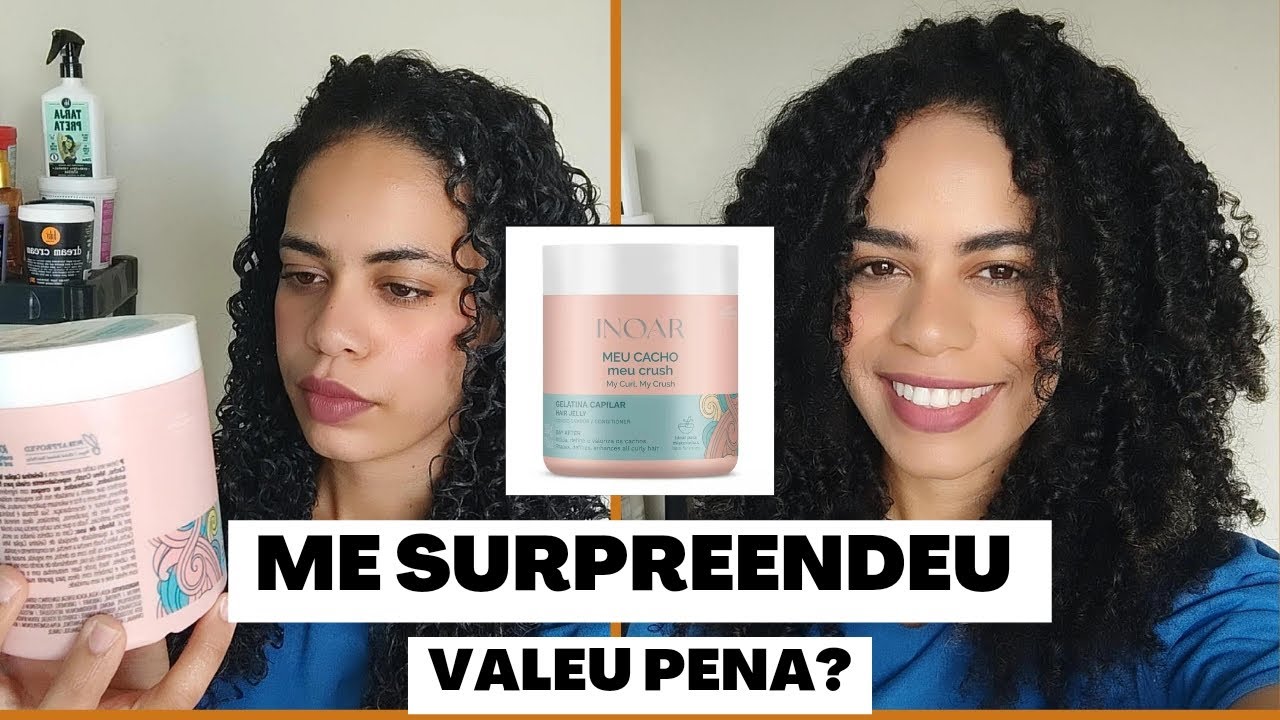 GELATINA CAPILAR MEU CACHO MEU CRUSH/Resenha