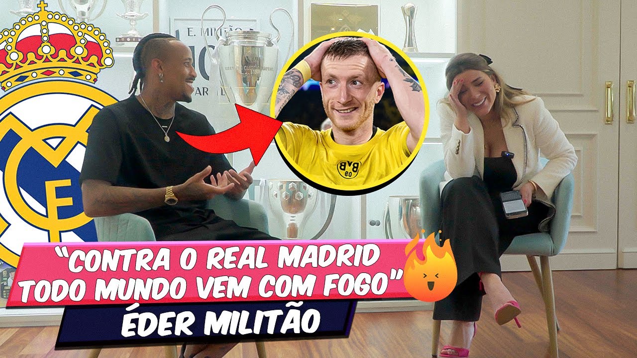 EXCLUSIVO: MILITÃO FALA DE REAL MADRID, SELEÇÃO BRASILEIRA E FINAL DA CHAMPIONS!