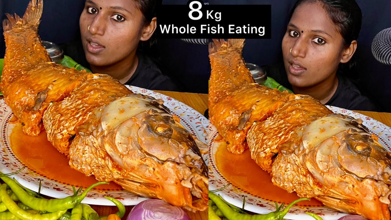 8 Kg Whole Fish Eating Challenge | Video 86