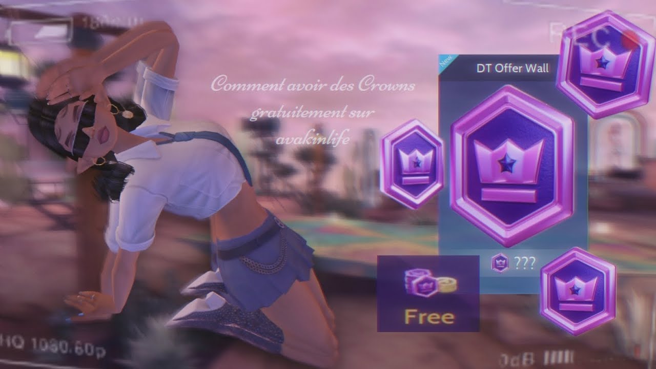 AVAKIN LIFE//Comment Avoir Des Crowns Gratuitement 🦋😍 - Caymel Avakin