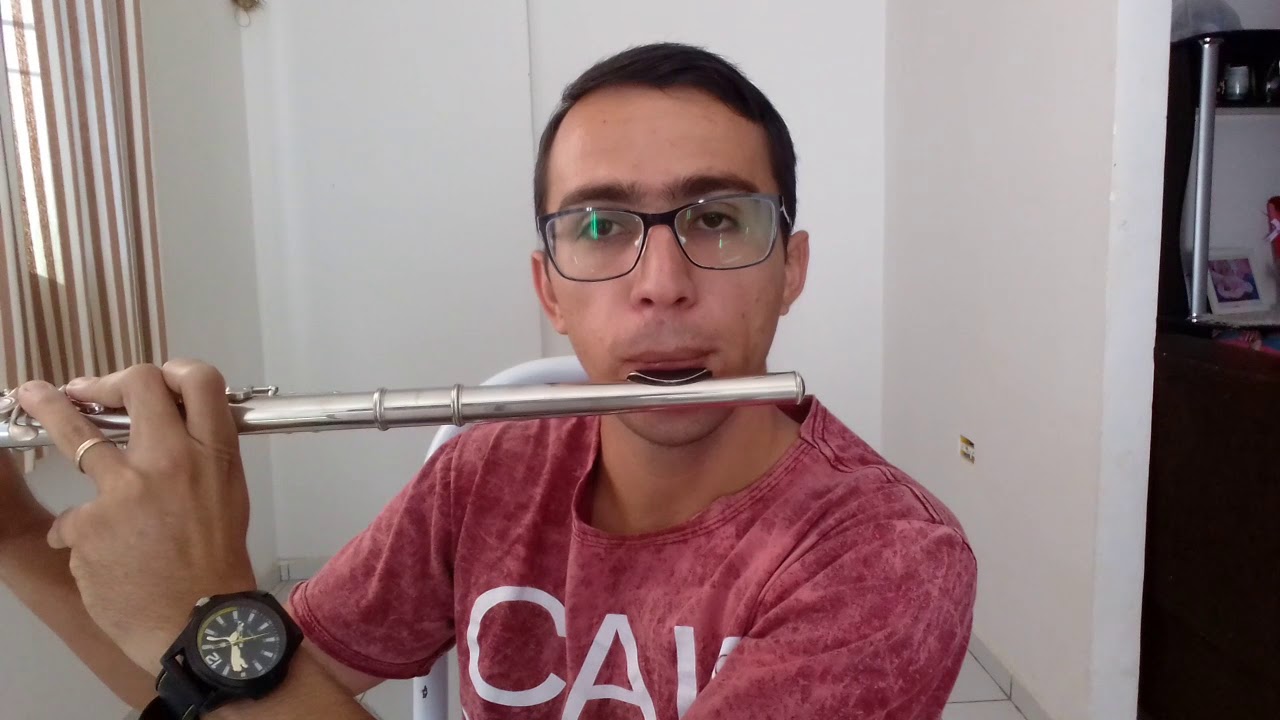 CCB hino 457 (Comigo está Jesus) tocado na flauta transversal