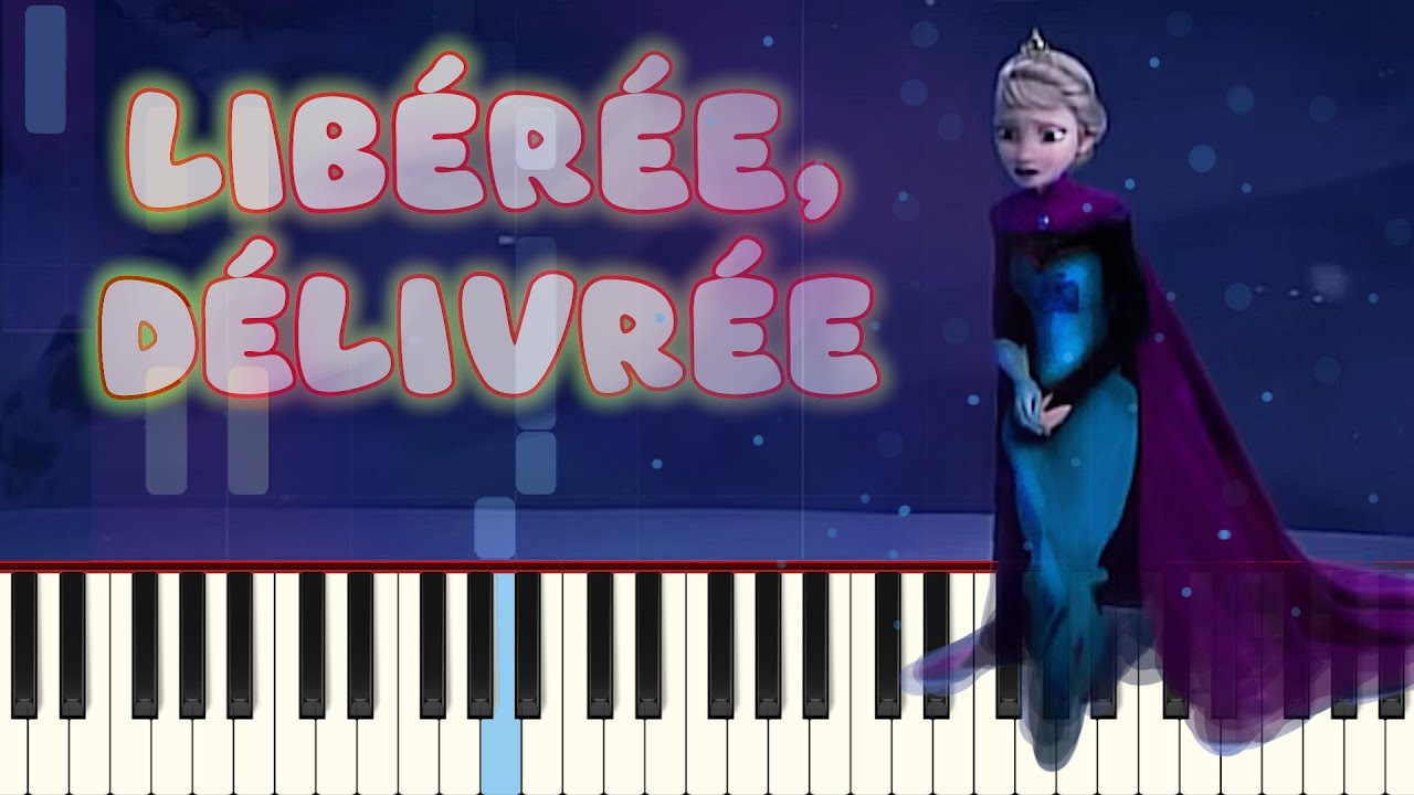Partition Piano Facile🎹 / Libérée délivrée (Let it Go) 🎼Reine des Neiges/ Disney❄️