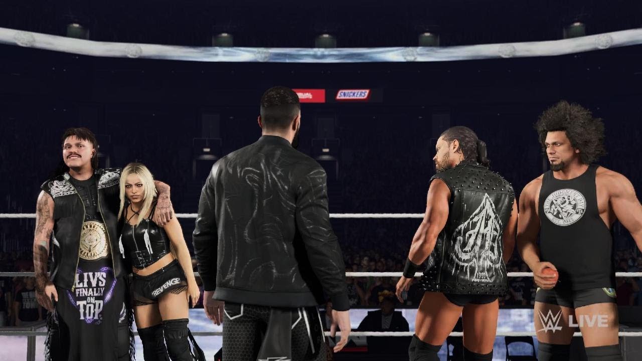 Wwe 2k25 Penta vs Dirty Dom IC Tital Match