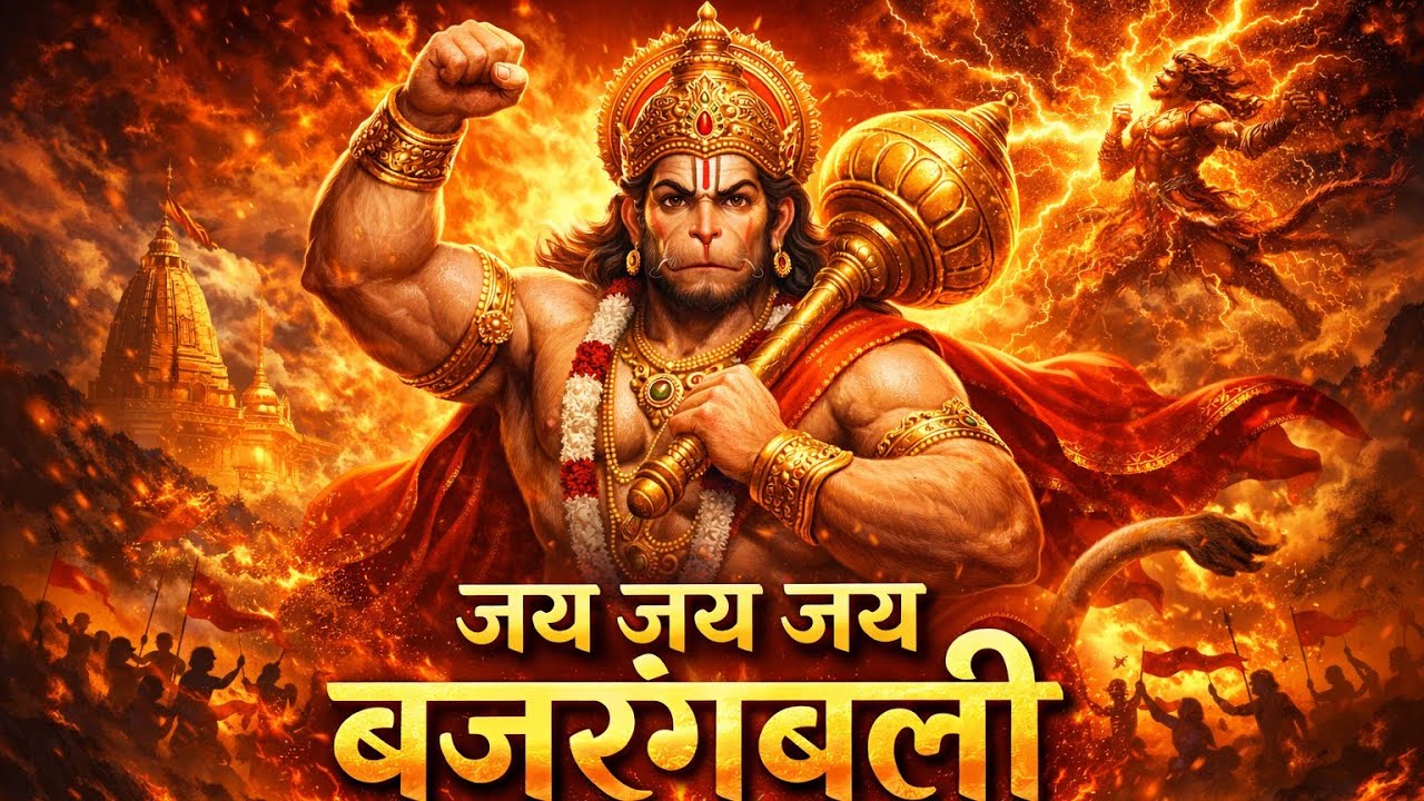 🙏🔥 Jay Jay Jay Bajrangbali | जय जय जय बजरंगबली | Powerful Hanuman Bhakti Song 2026 🔥🙏