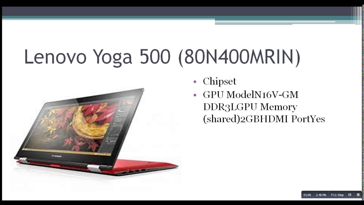 Lenovo Yoga 500 80N400MRIN