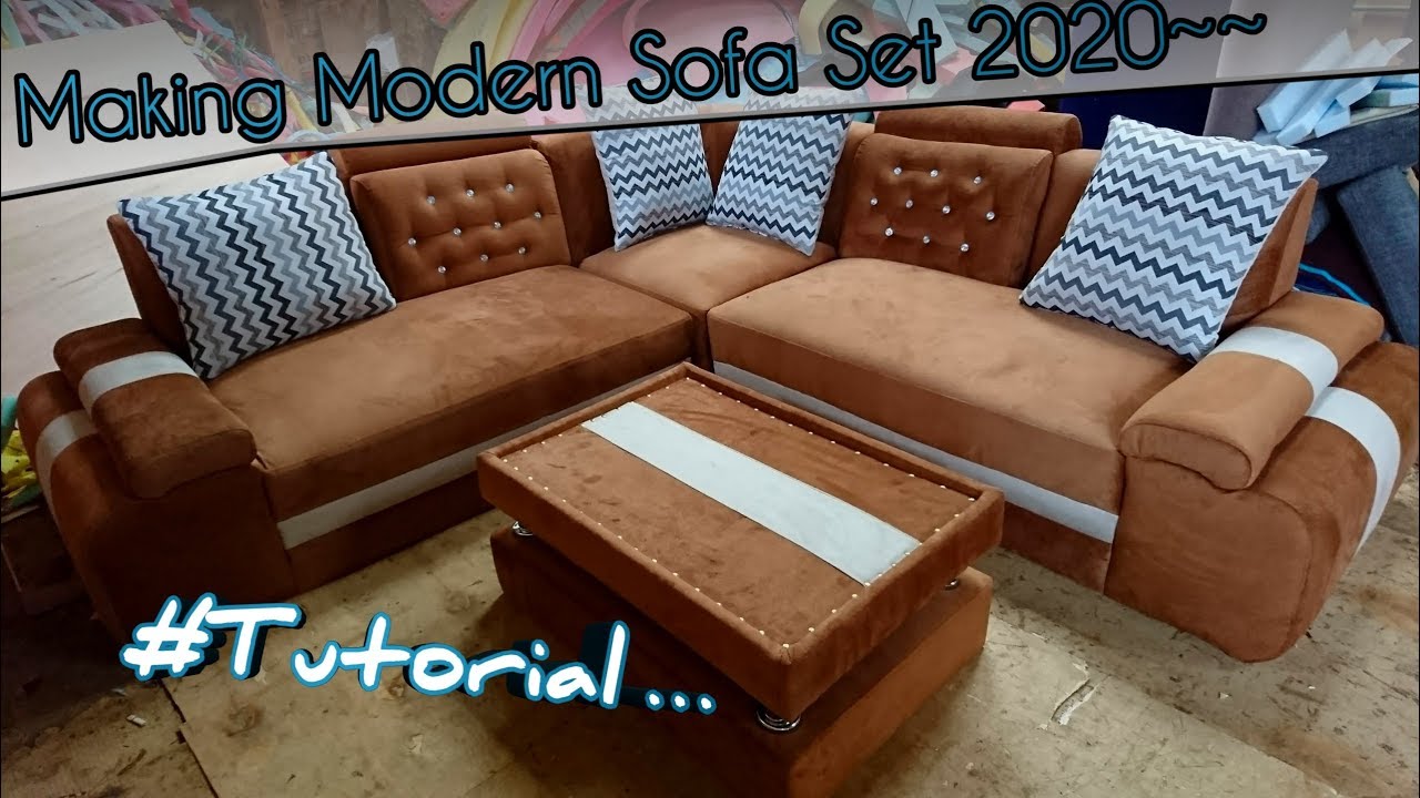 Jadikan ruang tamu sederhana anda terlihat cantik dengan sofa minimalis yang dibalut kain beludru
