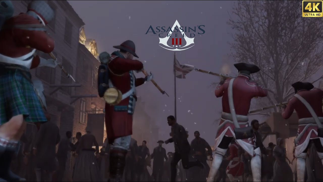 Tea Party at Boston🔥Assassin's Creed III Remastered💪Connor⚔Clips & Missions Up to 100%🏆