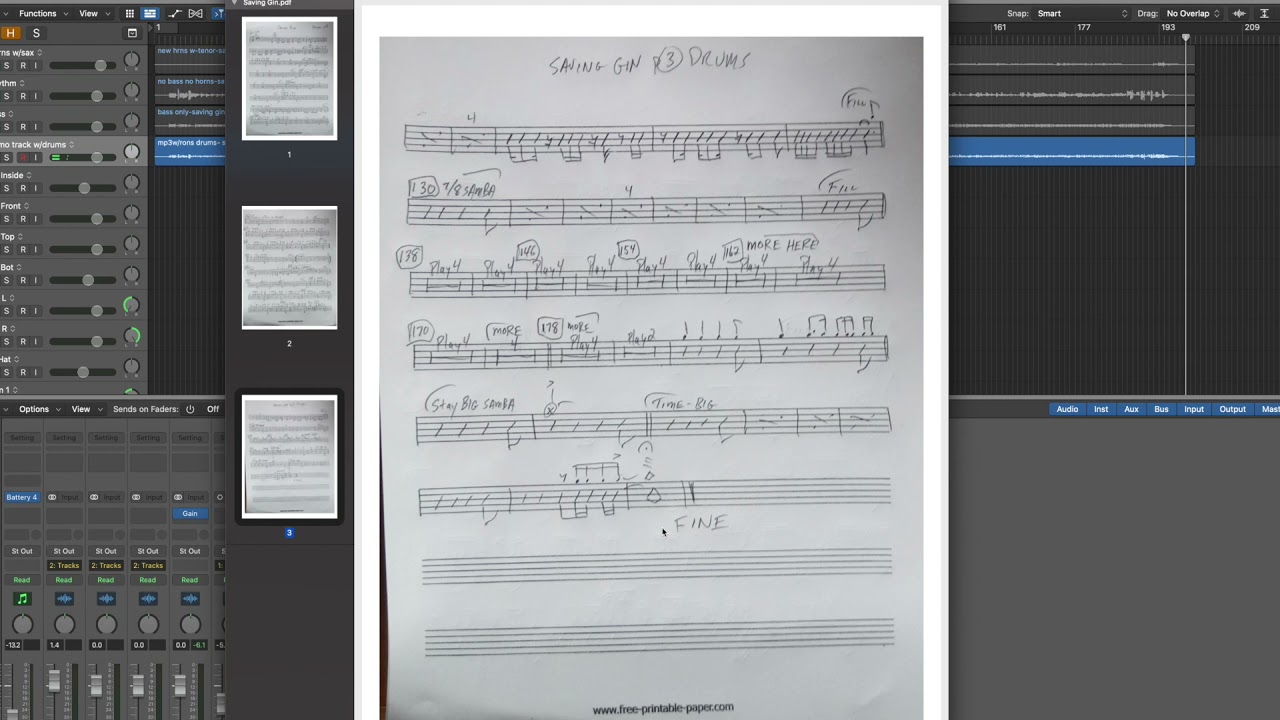 The Recording Process Part 1:  Pre-production, practice