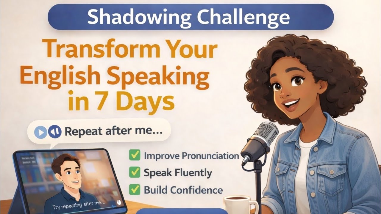 Shadowing Challenge | Transform Your English Speaking in 7 Days