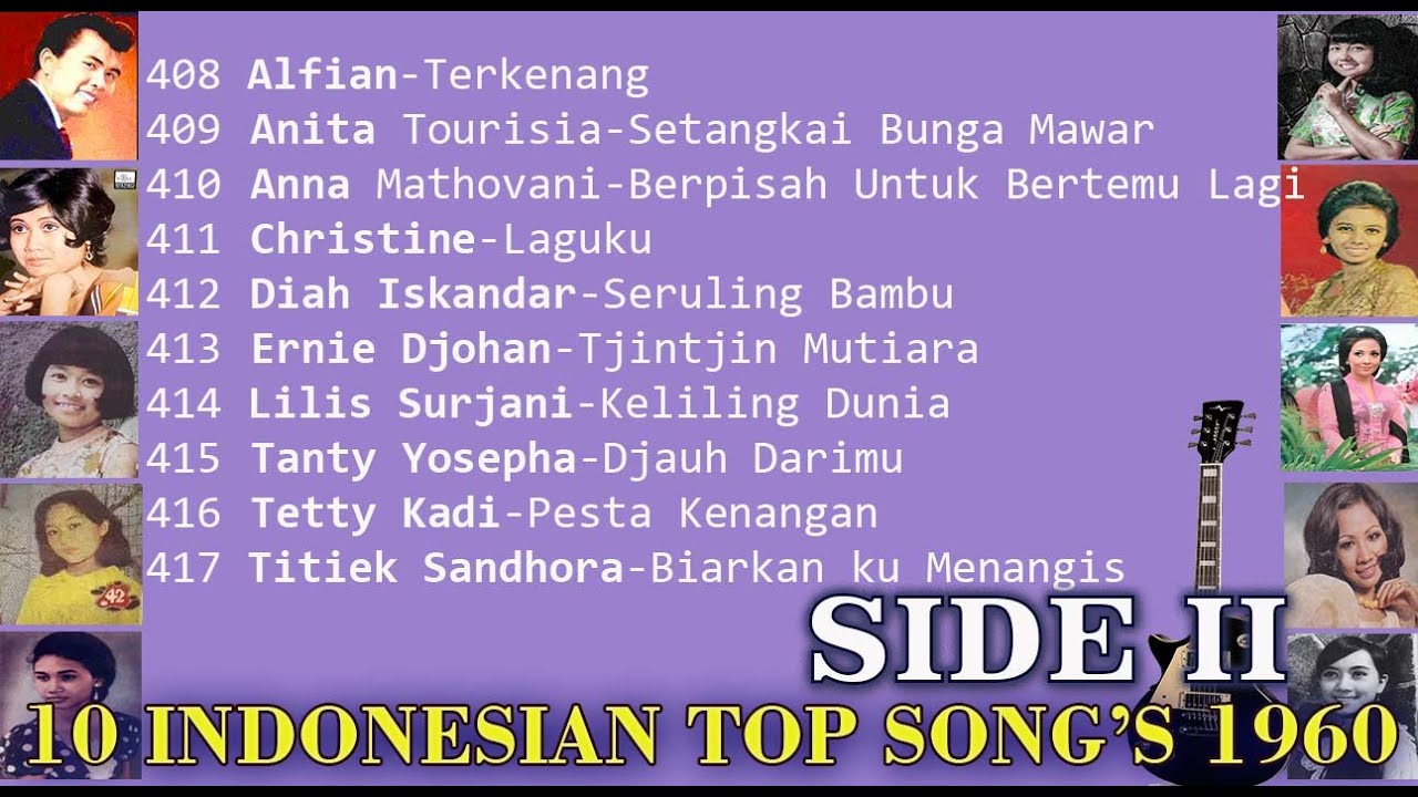 #100 INDONESIAN TOP SONG'S 1960#SIDE II - A35 (Original Song's)