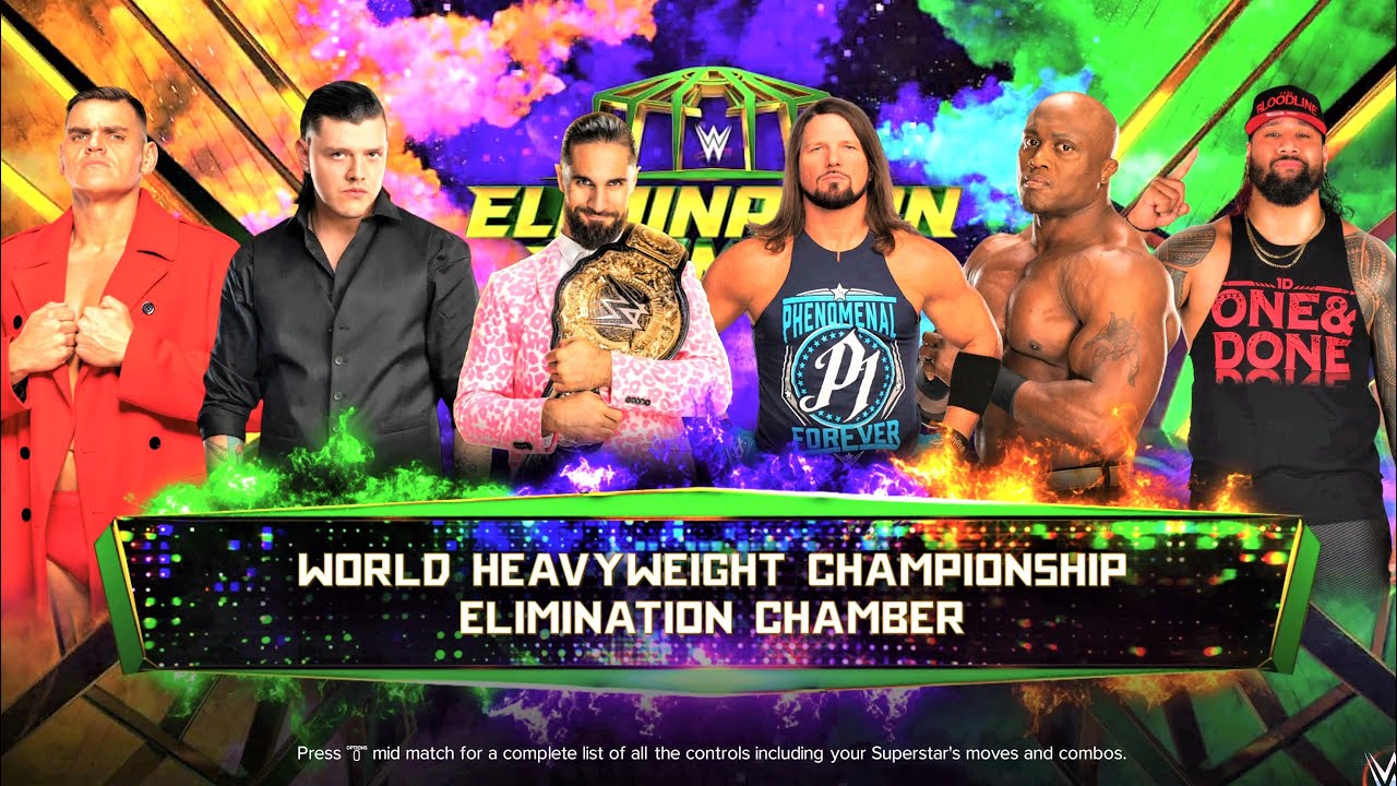 [WWE 2K23] Elimination Chamber Match for the World Heavyweight Championship [RTX 4090] [4K 60FPS]