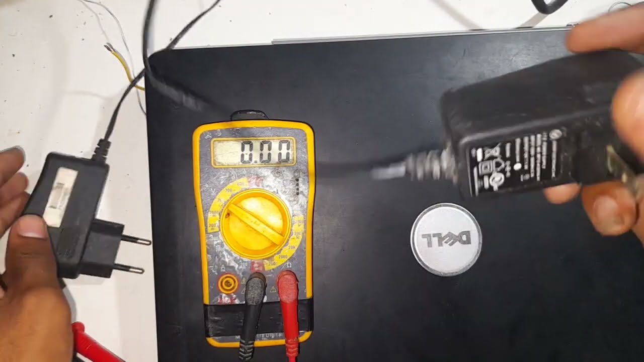LIGANDO NOTEBOOK COM DUAS FONTE UMA DE 12V E OUTRA DE 9V