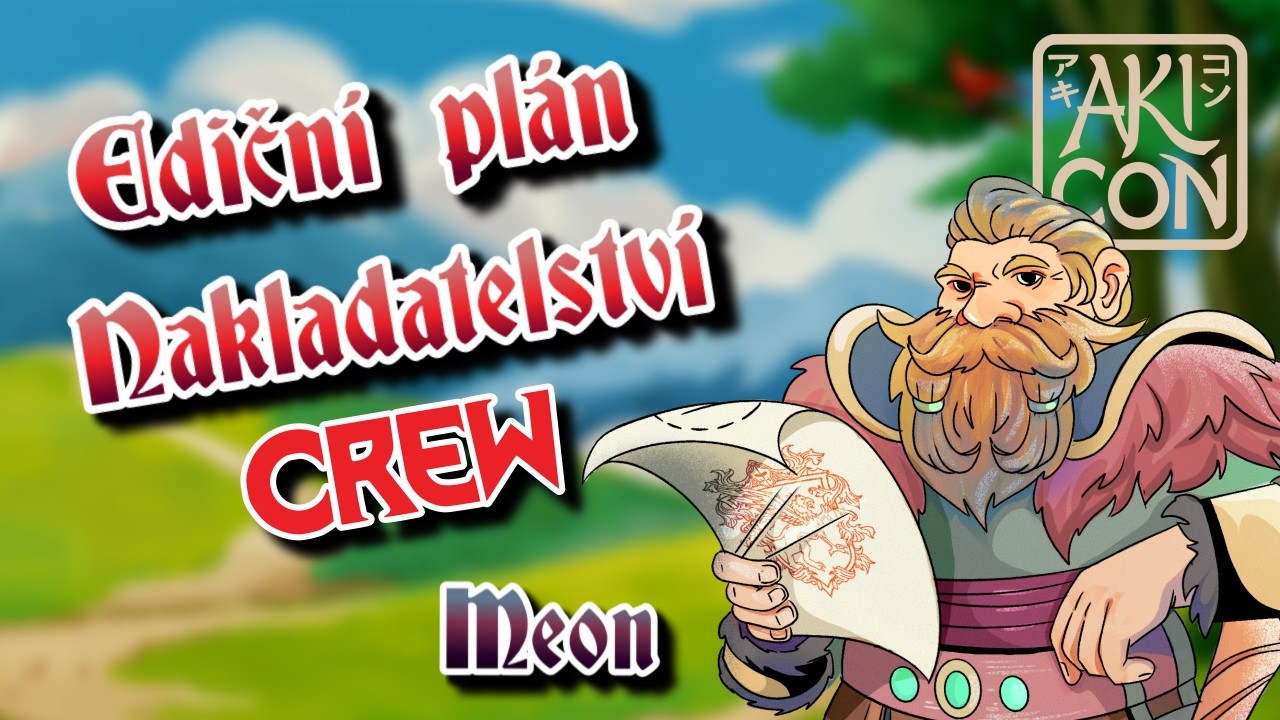 Akicon 2025 - Meon - Ediční plán Nakladatelství CREW