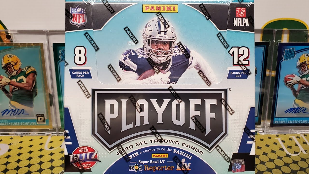 2020 Panini Playoff Football Hobby Box Opening. 4 Hits!