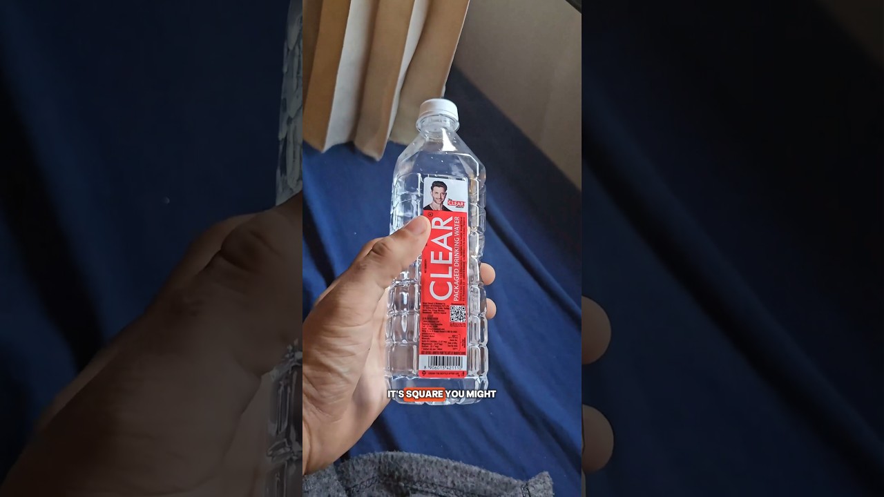 Why this bottle is SQUARE? 😲