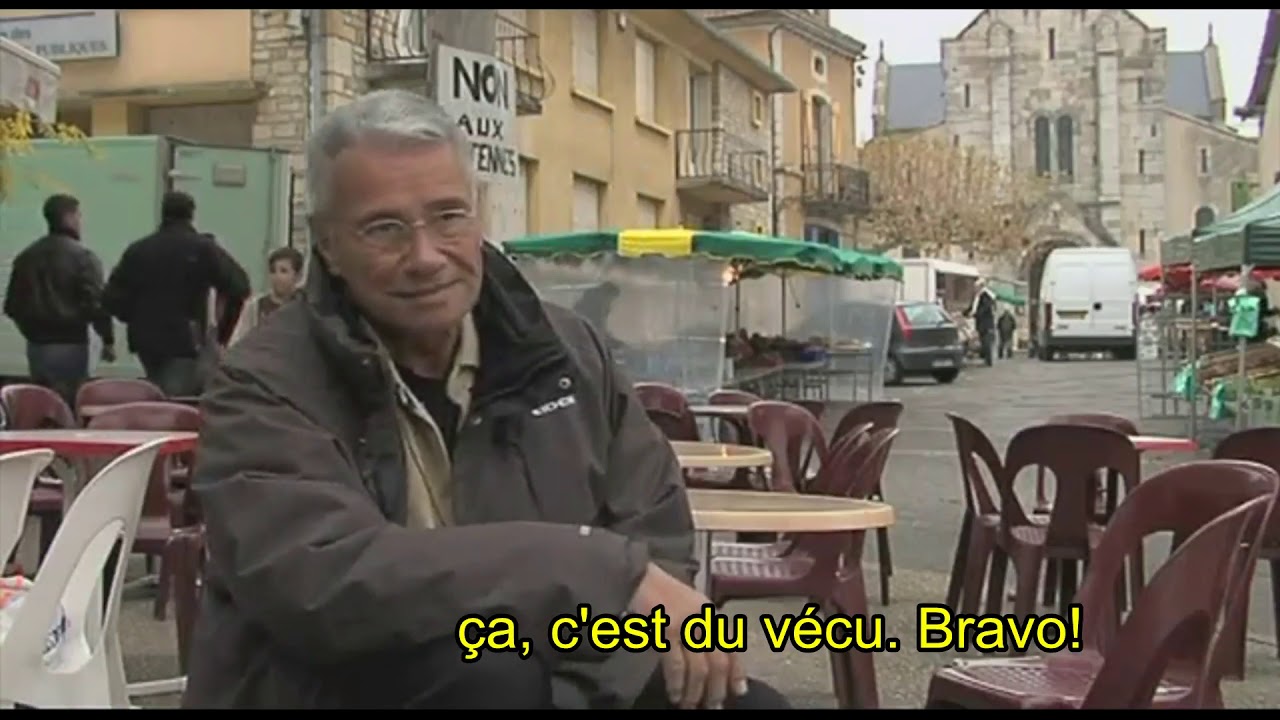 Jean Marie Périer et Daphie heureux en Aveyon