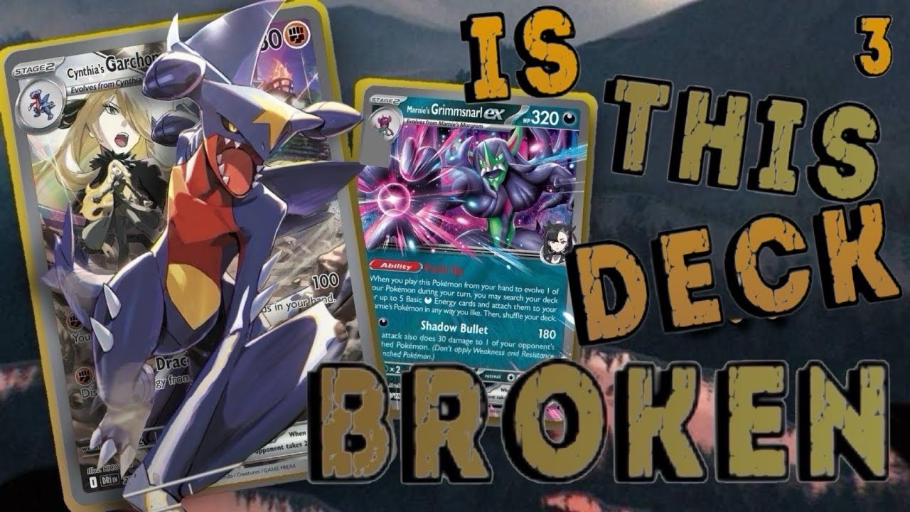 Why is Garchomp Getting Slept On in this Format? - Garchomp ex vs. Grimmsnarl ex (Tabletop Gameplay)