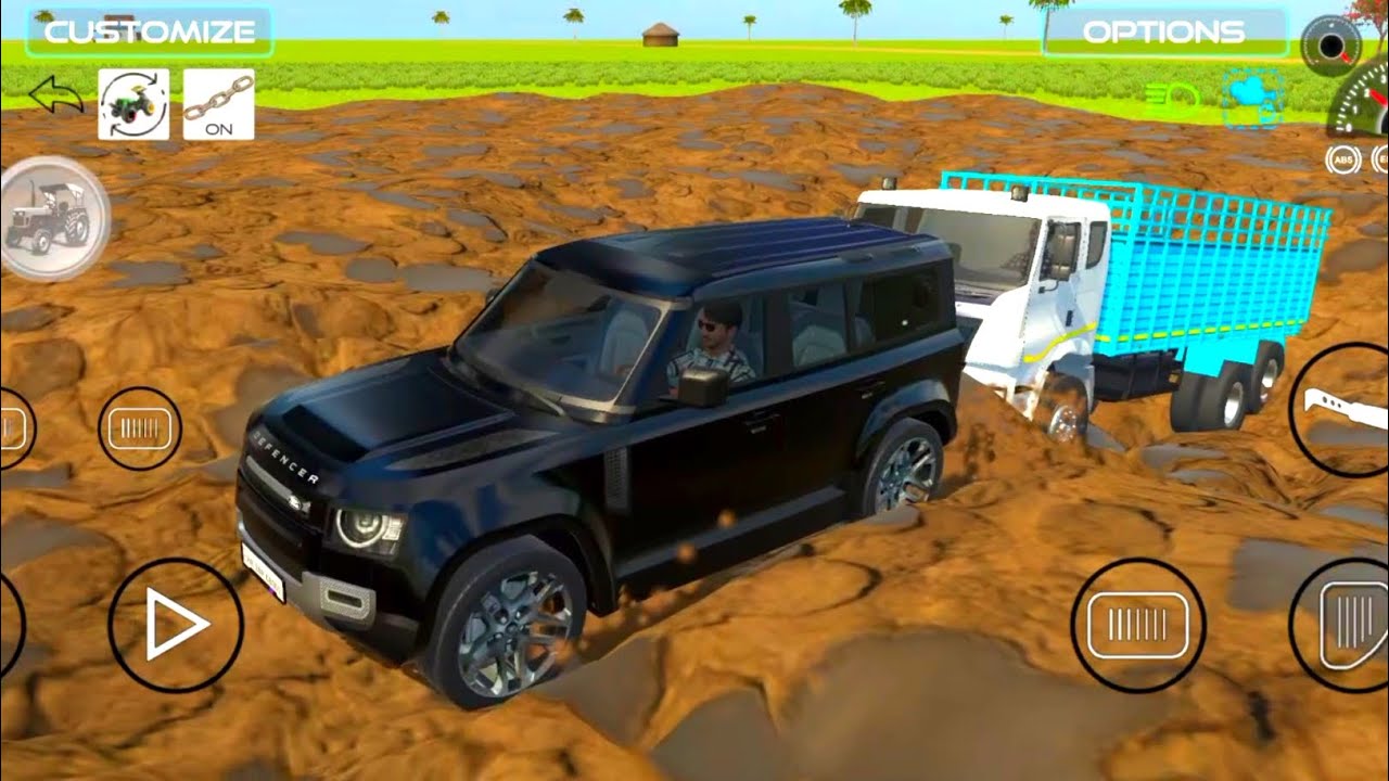 Defender vs Indian Truck in Deep Mud 😱 | Ultimate Tow Rescue Mission  