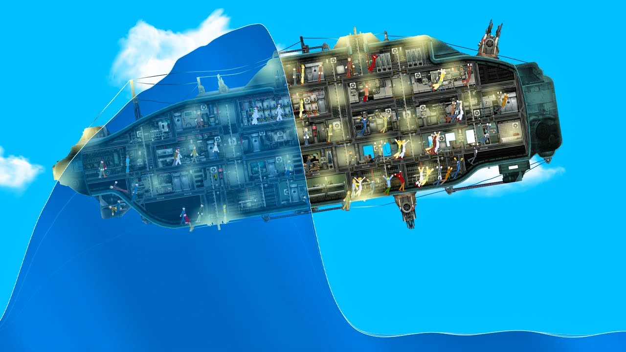 Different Ships vs Tsunami in Floating Sandbox (191)