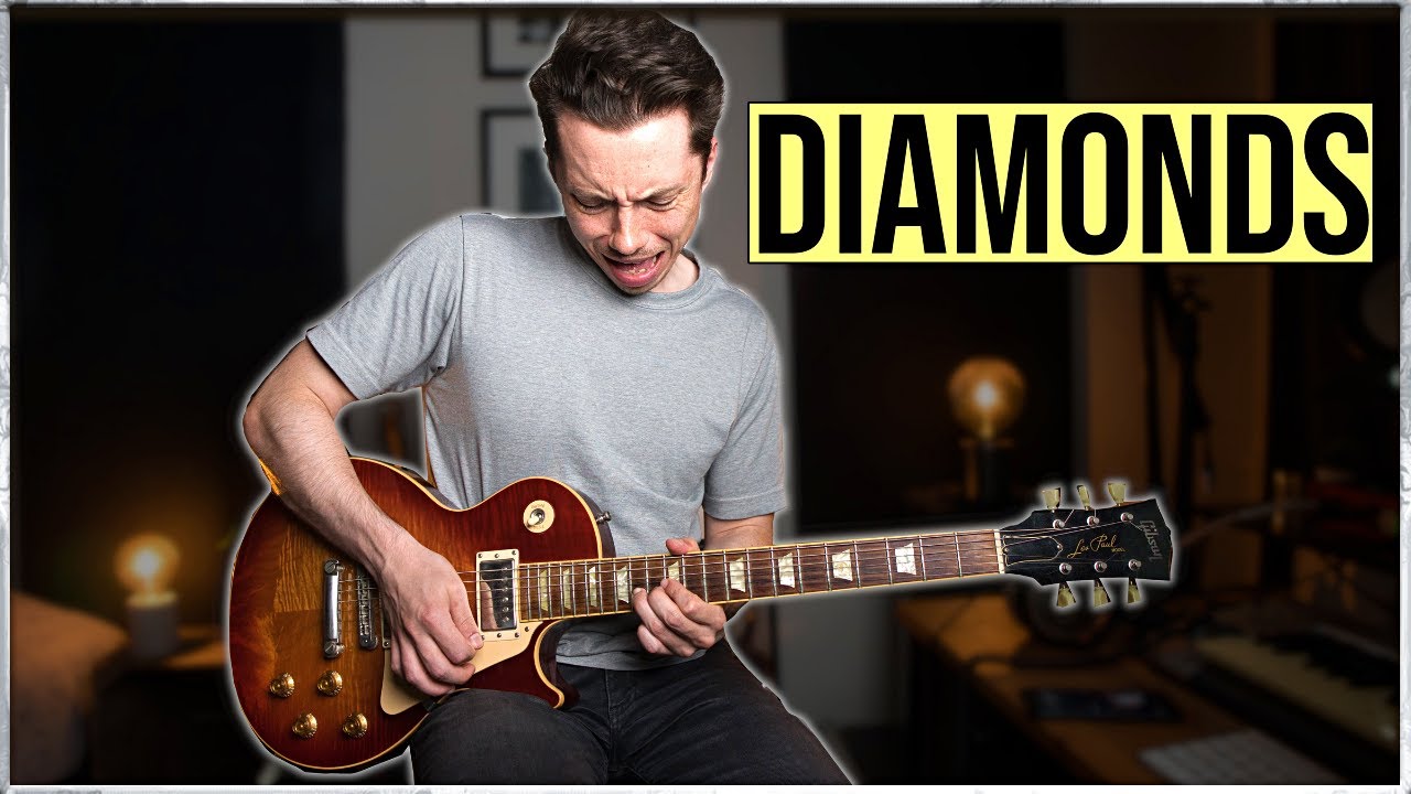 DIAMONDS - Rihanna | Electric Guitar Cover by Sebastian Lindqvist