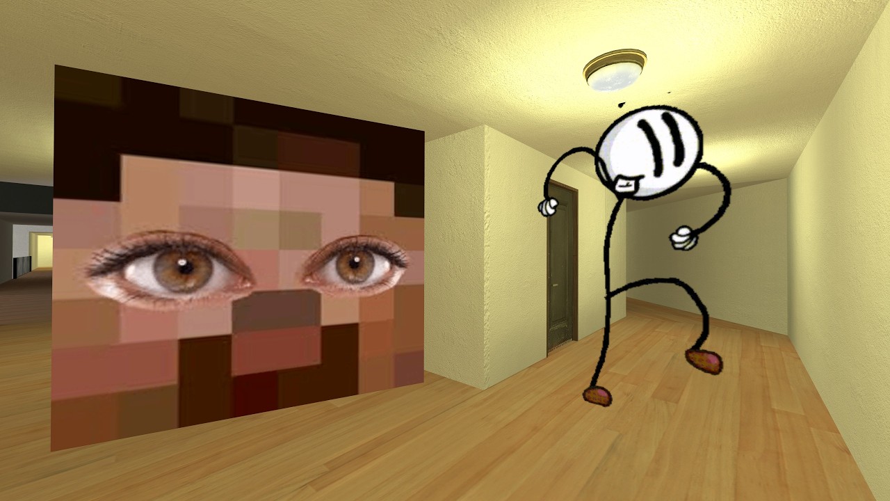 Henry Stickmin And Cursed Steve Nextbot Gmod
