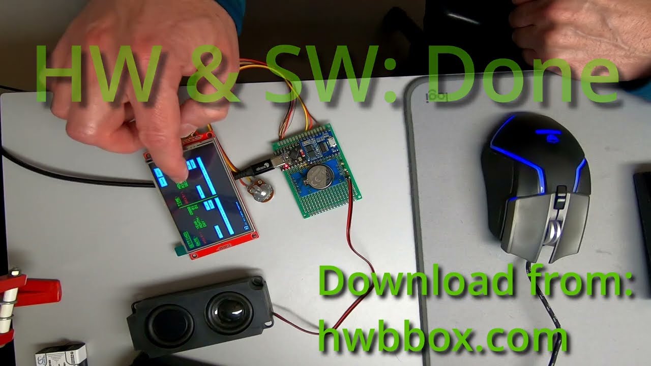 LCD clock Pong V2 (with audio)