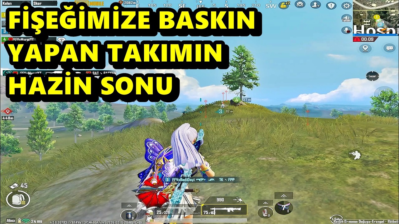 FİŞEĞİMİZE BASKIN YAPAN TAKIMIN HAZİN SONU ! BATUR GAME PUBG MOBİLE