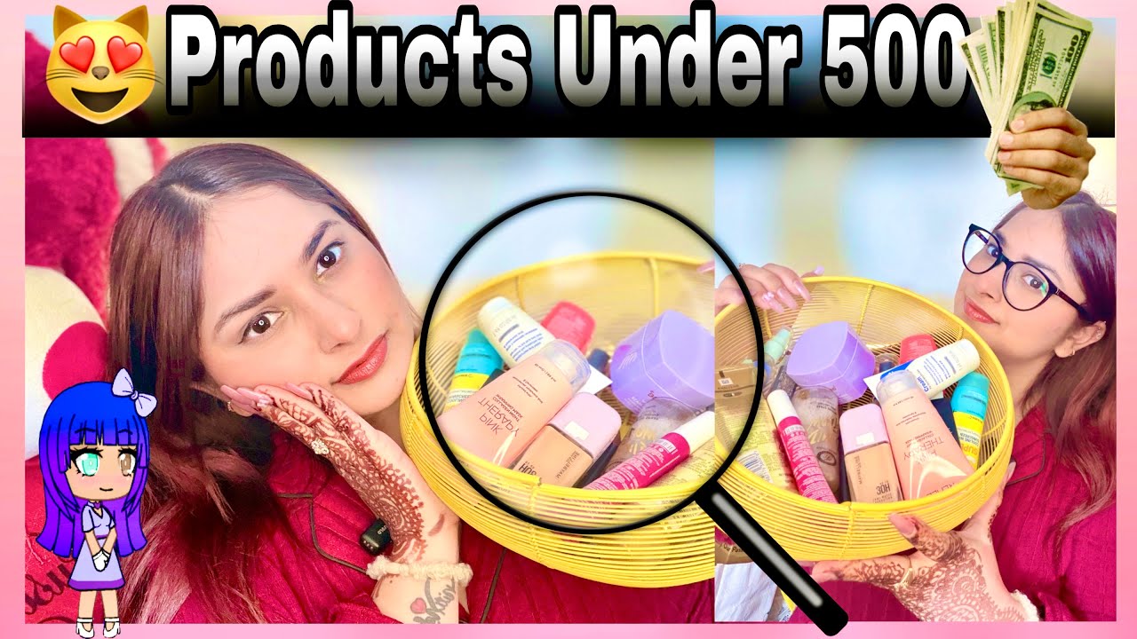 ₹500 के अंदर Best Beauty Products 😍 Makeup + Skincare + Haircare