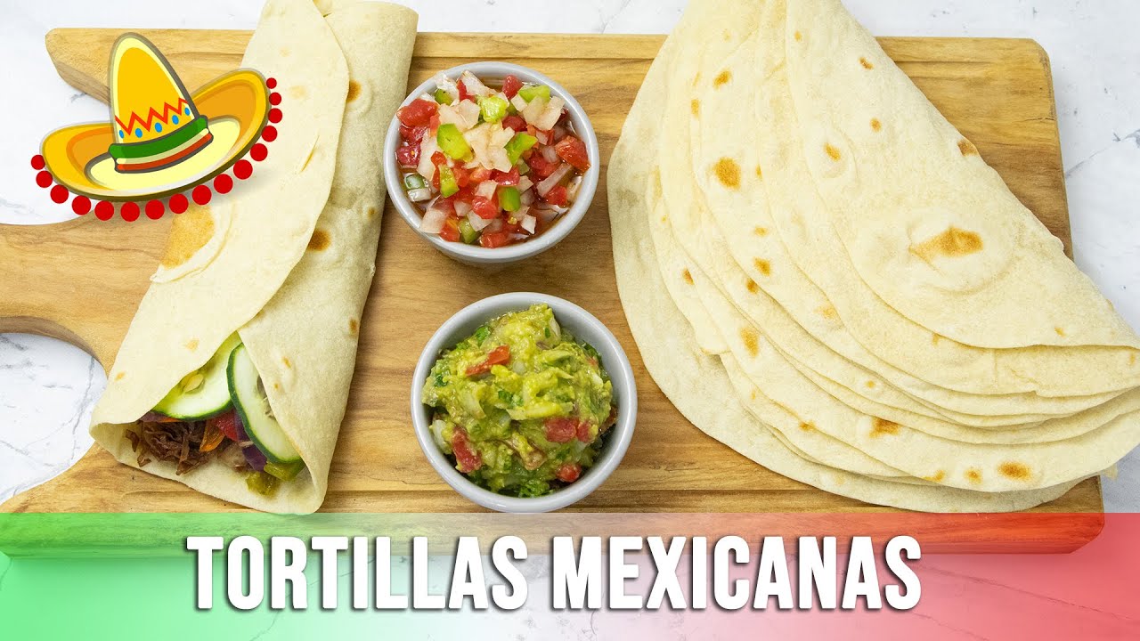 🇲🇽 TORTILLAS MEXICANAS | Masa para tacos, fajitas, quesadillas, burritos CON HARINA DE TRIGO 🌮