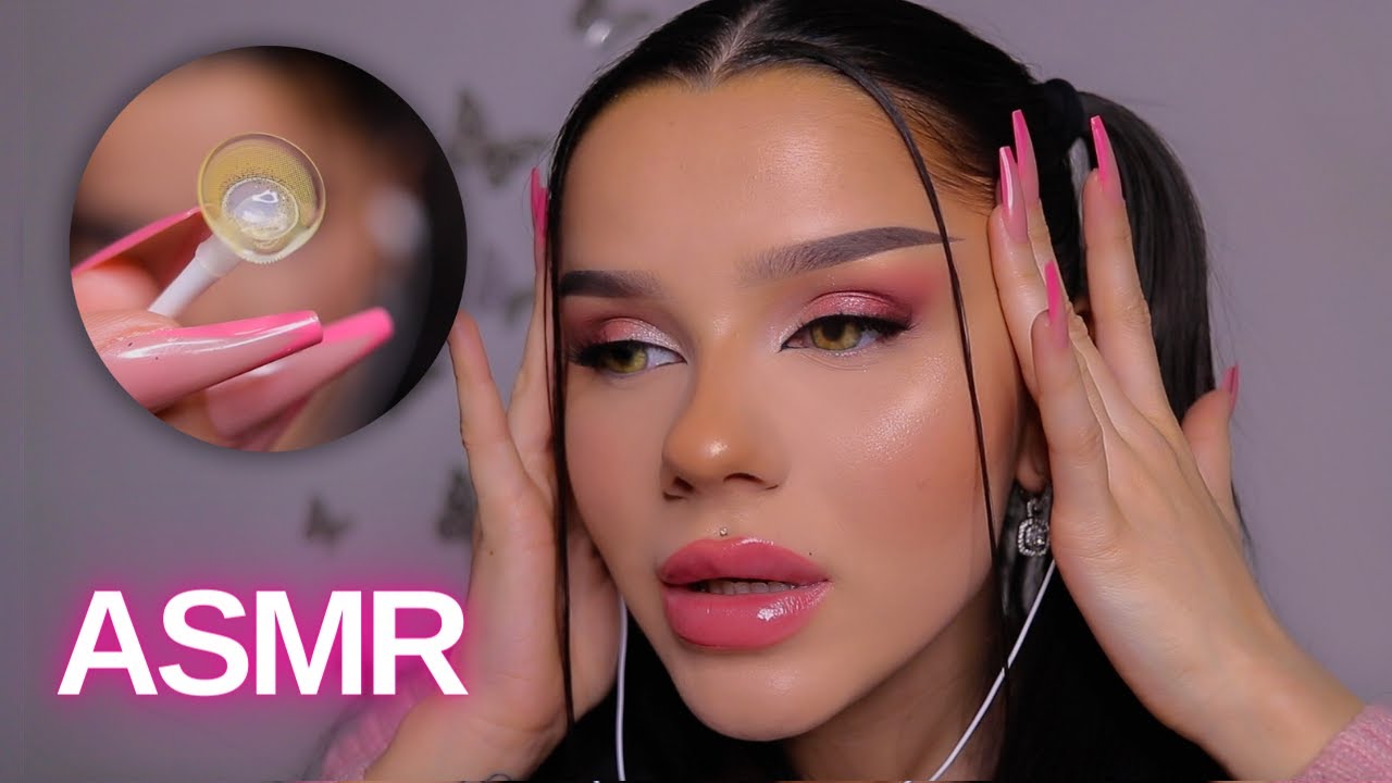 ASMR PROBÁNDOME LENTILLAS