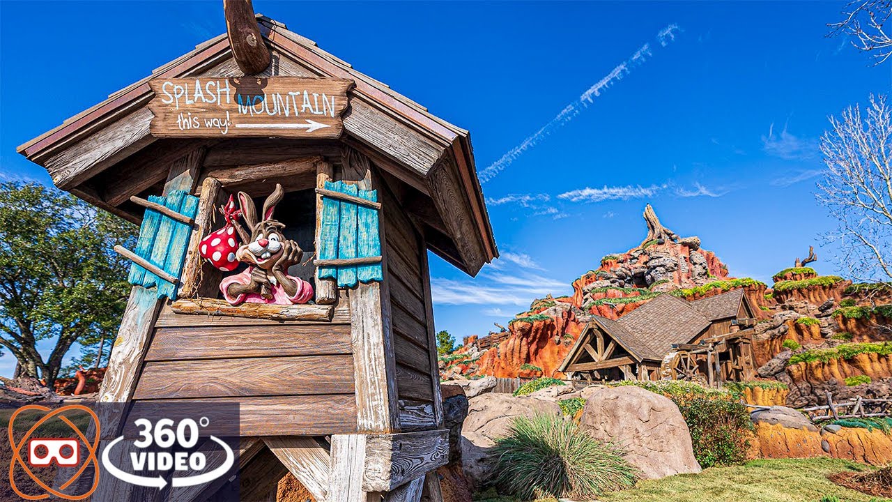 [360] Classic Splash Mountain Water Ride - Disney World Florida Version