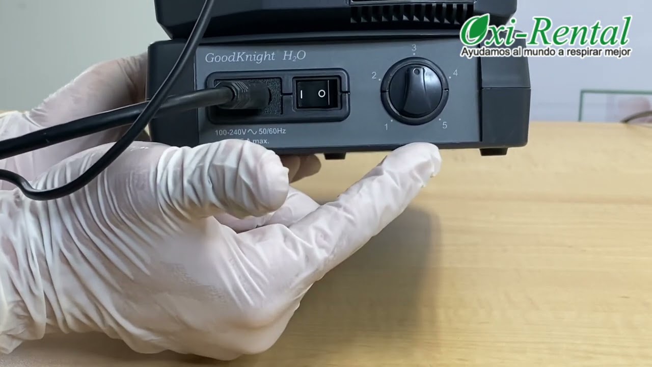 Modificar nivel de humedad de equipos CPAP, SEFAM, BMC, RESMED S10