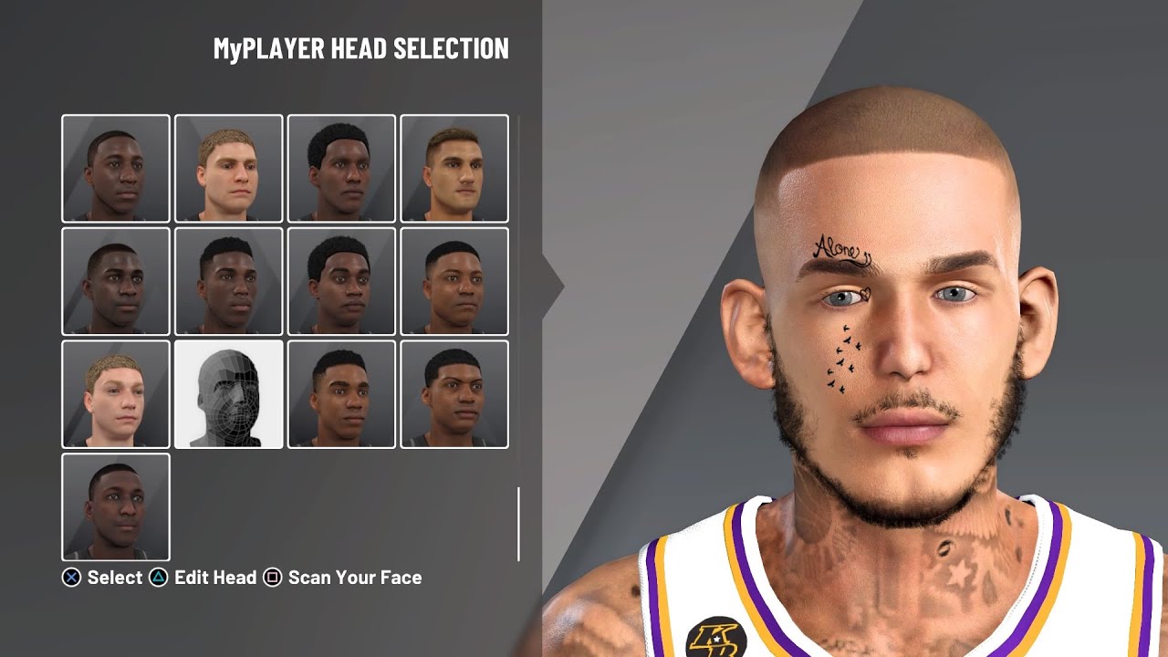 Revealing the best *NEW* face creation in NBA 2k20