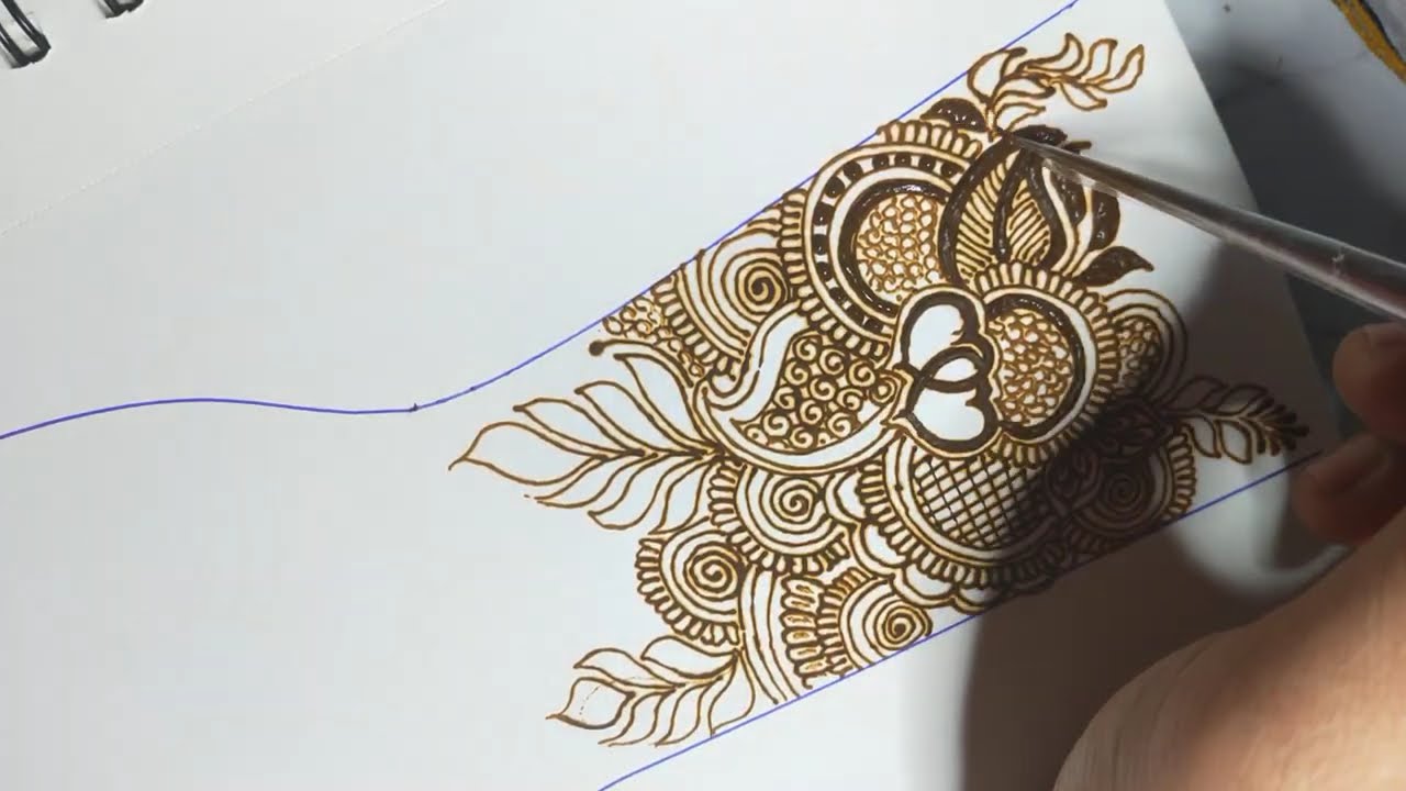 Eid Special Mehandi Design || Arabic Mehandi Design || Step by step Tutorial #mehndi #henna #eid