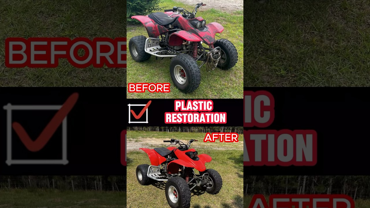 ATV Plastic Restoration - Full quad restoration coming to channel 