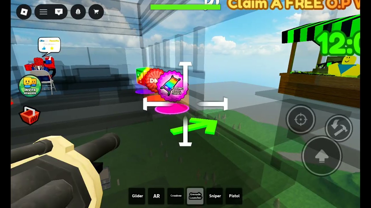 Playing roblox fortlite 