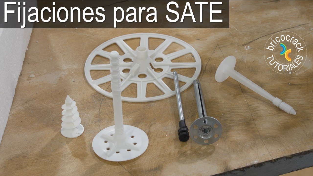 Tacos y fijaciones para instalar un SATE y para colgar cargas (Bricocrack)