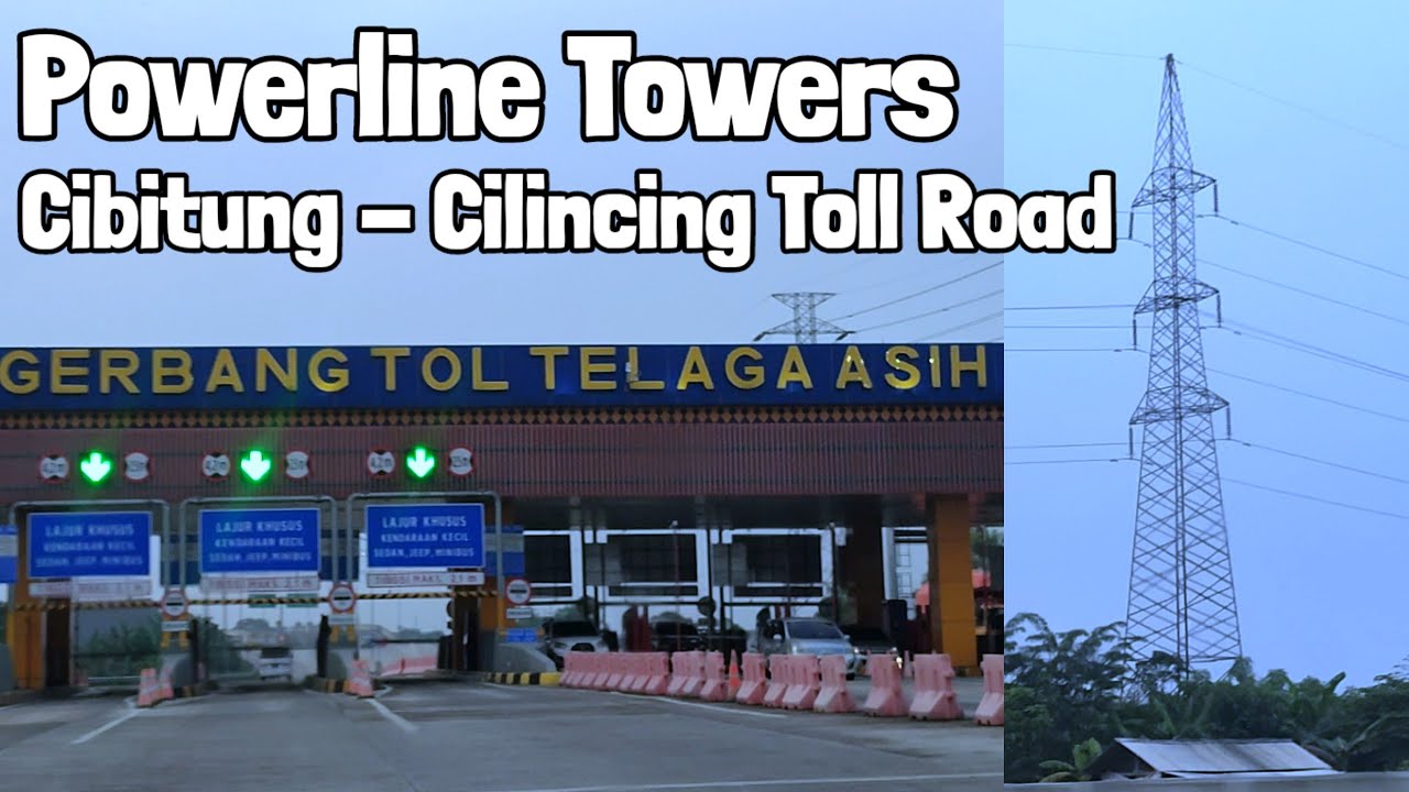 Powerline Towers at Cibitung Cilincing Toll Road